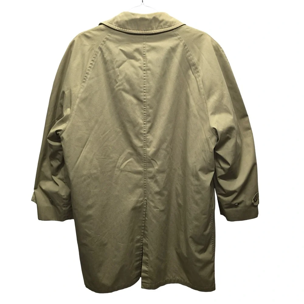 London Fog Maincoats Pile‎ Lined Trench Coat Tan Men’s Vintage Outerwear